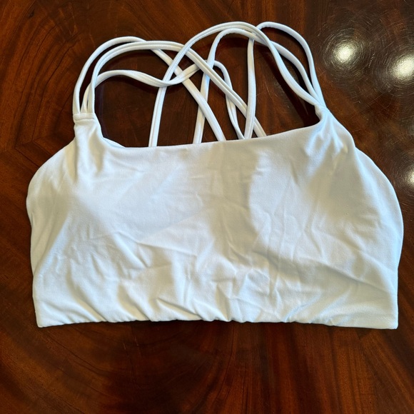 Athleta White Sports Bra - Medium - Picture 5 of 8